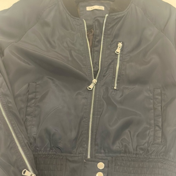 DEX Blue Bomber Jacket with Black trim - size M (runs small) - Picture 10 of 11